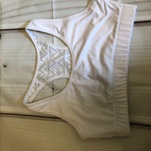 White Bomber Bra